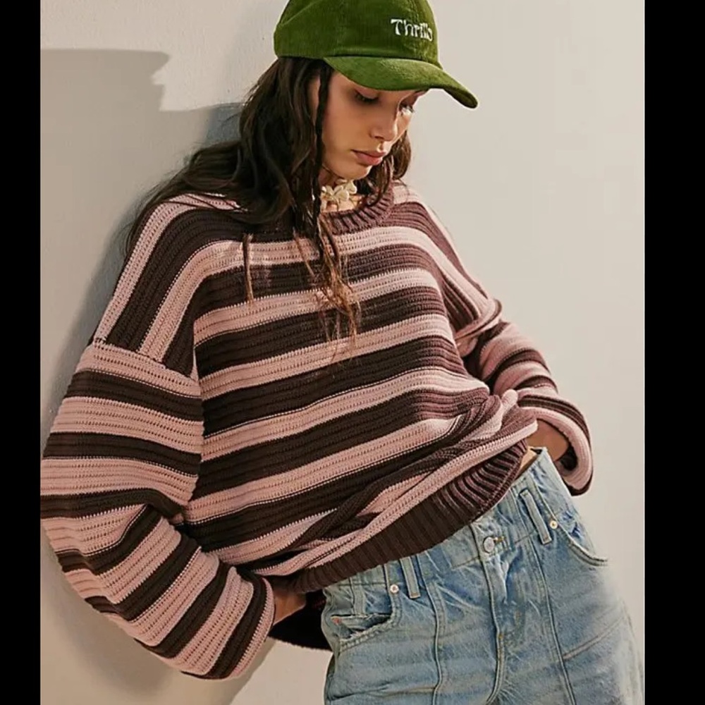 Free people links pullover sweater